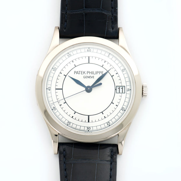 Patek Philippe White Gold Calatrava Sector Dial Ref. 5296G