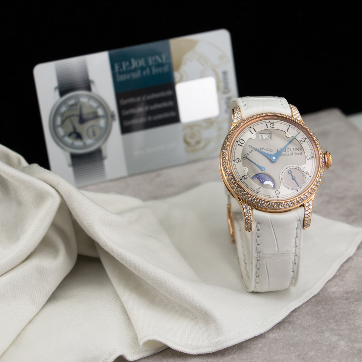 F.P. Journe Rose Gold Octa Divine Moonphase Diamond Watch