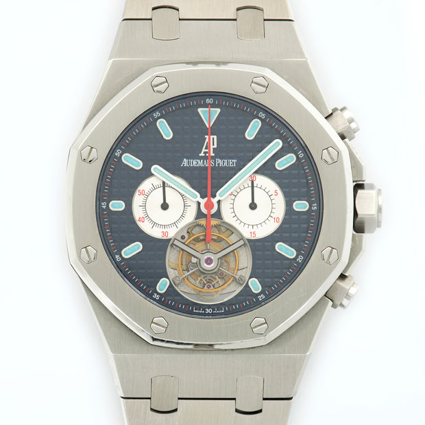 Audemars Piguet Royal Oak Tourbillon Blue Limited Edition Ref. 25977ST