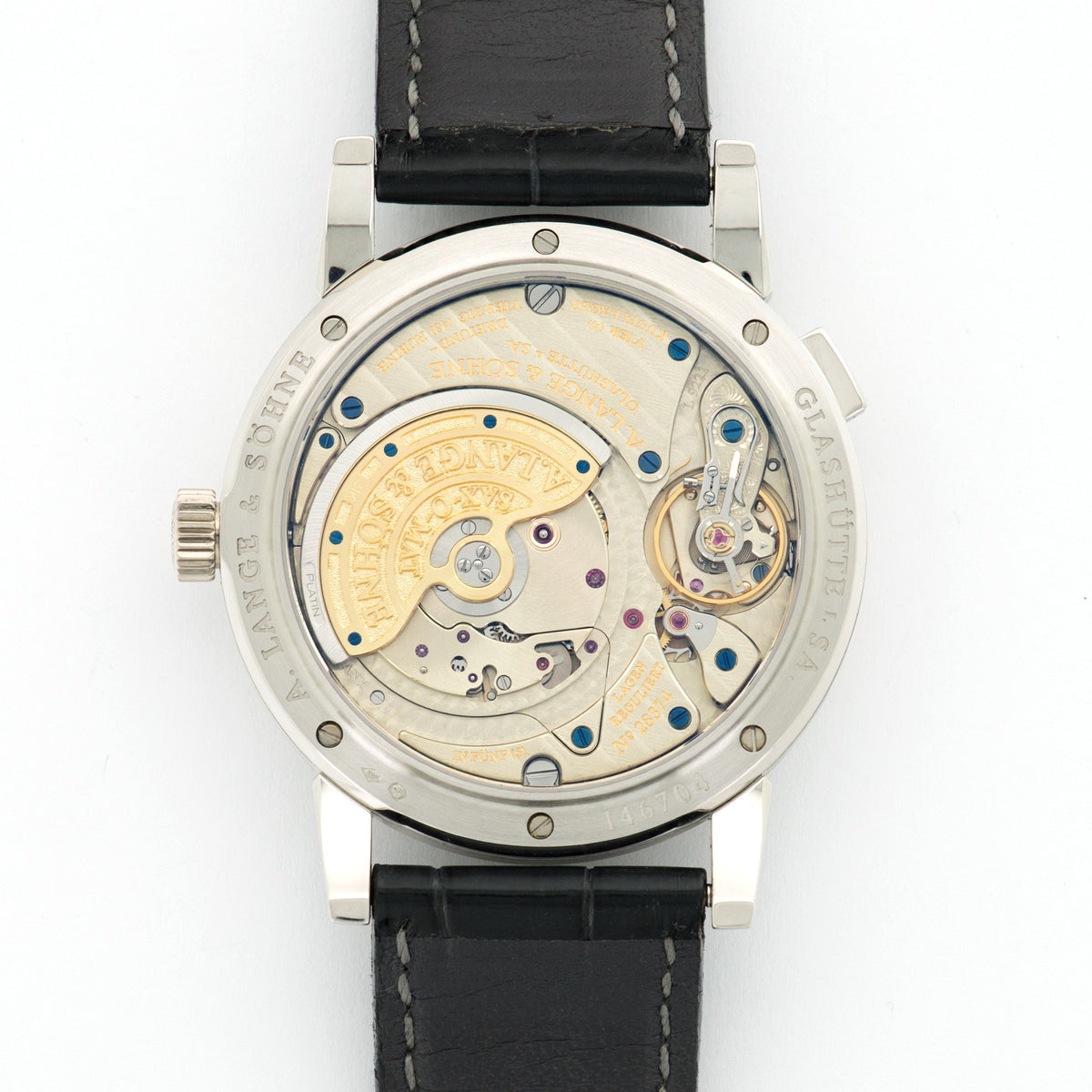 A. Lange & Sohne Platinum Langematik Perpetual Ref. 310.025